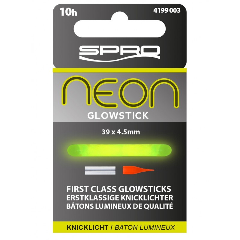 Cветлячки SPRO Neon Glow Sticks GREEN 39х4,5мм Cветлячки SPRO Neon Glow Sticks GREEN 39х4,5мм